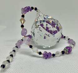 Hanging Crystal-Amethyst