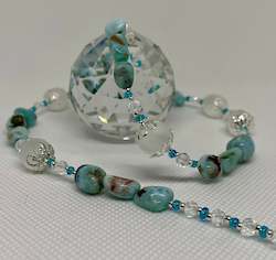 Hanging Crystal-Larimar