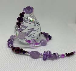 Hanging Crystal-Amethyst