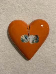 Limited Edition Heart - Orange Tiki