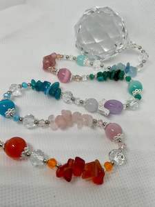 Hanging Crystal-Gemstones Mixed