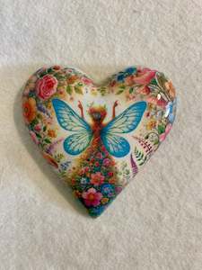 Decoupaged  Hanging Heart