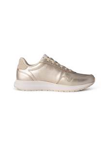 Footwear: Woden Nora Natural Soft Metallic