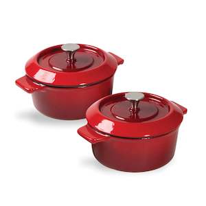 WOLL Cast Iron Ramekins 2pc Set