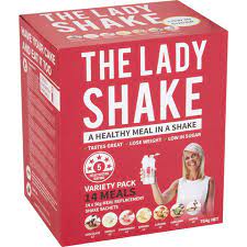 Diet Nutrition Lady Shake: The Lady Shake Variety Pack Sachets 14pk