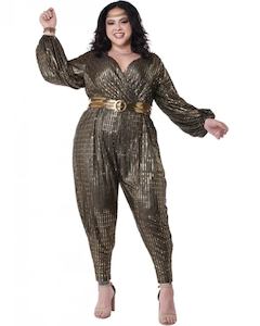 Gold Disco Queen (plus size)