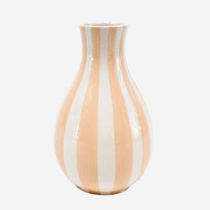 Gift: Stripe Vase | Peach