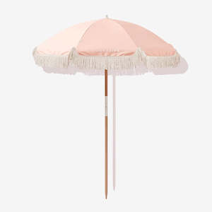 Luxe Beach Umbrella | Salmon