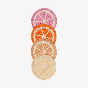 Fruitvale Crochet Coasters | Dahlia