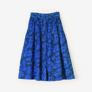 Coco Pintuck Skirt | Midnight Floral