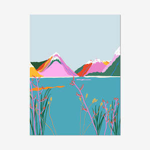 Milford Sound | Pastel Art Print | Unframed