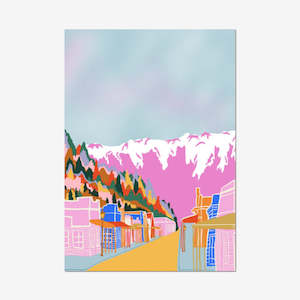 Arrowtown | Pastel Art Print | Unframed