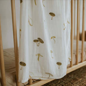 Muslin Swaddle | Mushroom