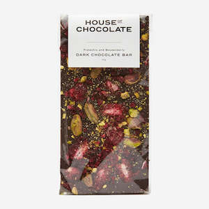 Pistachio & Boysenberry Dark Chocolate Bar