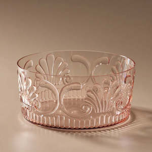 Flemington Acrylic Salad Bowl | Pale Pink