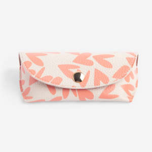 Glasses Case | Coral Hearts