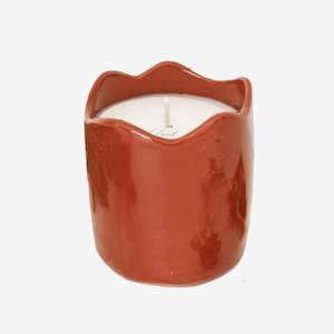 Ceramic Wavy Candle