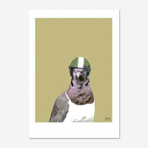 Gift: Art Print | Kererū Crash