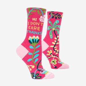 Gift: Womens Socks | Hi, I Don't Care