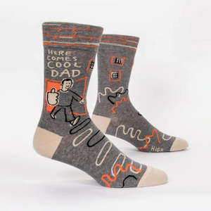 Mens Socks | Here Comes Cool Dad