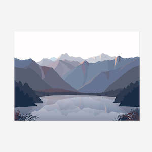 Lake Matheson Aoraki Print