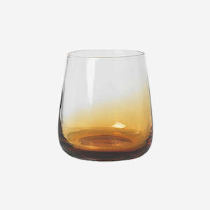 Short Tumbler Glass | Amber