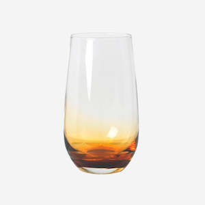 Tall Tumbler Glass | Amber