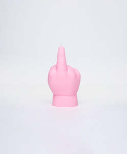 Gift: Baby Hand Candle | Fuck You | Pink