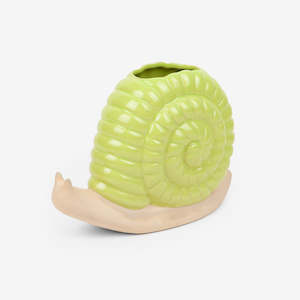 Gift: Woodland Snail Vase | Green