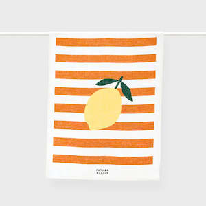 Gift: Tea Towel | Lemon Stripe