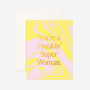 Gift Card | You're a Freakin Super Woman