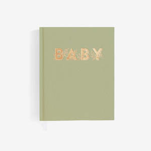 Mini Baby Book | Sage