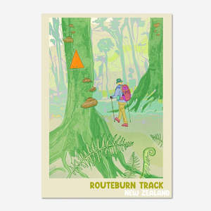 Routeburn Art Print