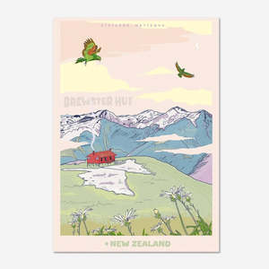 Brewster Hut Art Print