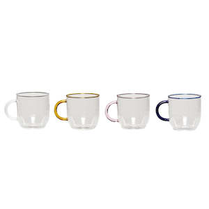 Kiosk Glass Mugs (set of 4)