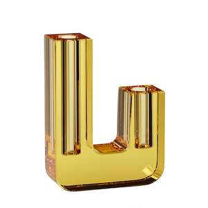 Sales agent for manufacturer: Duo Vase, Crystal amber