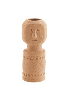 Sales agent for manufacturer: Stoneware Statue vase w/ imprints, Matt indian tan