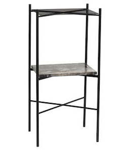 Sales agent for manufacturer: Niche Console Table, metal/marble/glass, black