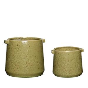 Vibe Pots Green (set of 2)