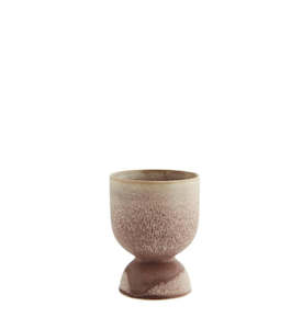 Stoneware flower pot, D:10,5x14,5 cm