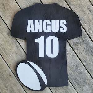 Products: Personalised Team Shirt - Name Sign