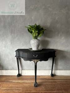 Black & Gold Hall Table