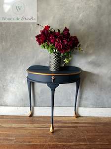 Midnight Blue Hall Table