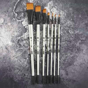 Paint: Art Basics - Paint Brush Set - 7 Assorted Long Brushes