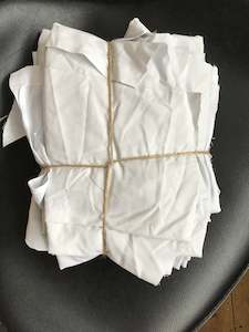 Premium White Rags 500g Bundle