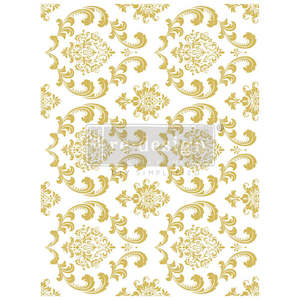 House of Damask Gold Foil Kacha - ReDesign Transfer