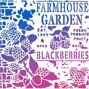 Ciao Bella Texture Stencil - Farmhouse Garden