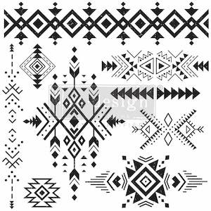 Paint: ReDesign Decor Stamp - Tribal Prints