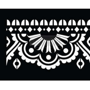 Stick & Style Stencil - Mendhi Border 2.7m