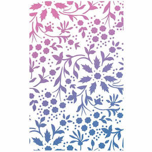 Ciao Bella Texture Stencil - Wter Flowers